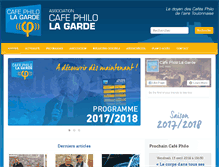 Tablet Screenshot of cafephilo.fr