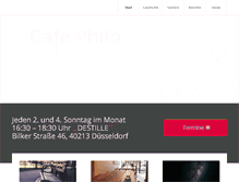 Tablet Screenshot of cafephilo.de